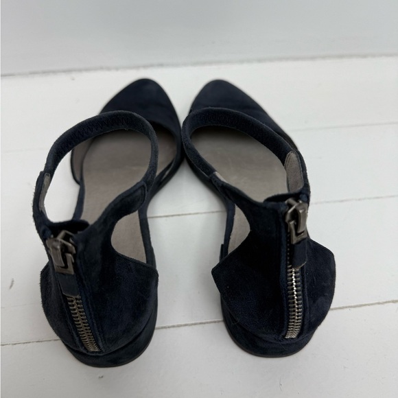 NWOT Eileen Fisher Navy Suede Women's Shoes - Picture 9 of 11